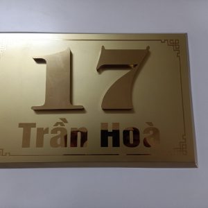 Biển số nhà 01