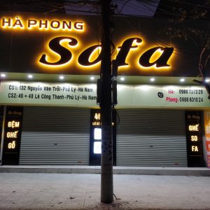 Biển chữ nổi sáng chân